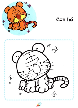 123 nào ta tô màu! vườn thú - Ảnh 4