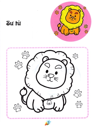 123 nào ta tô màu! vườn thú - Ảnh 5