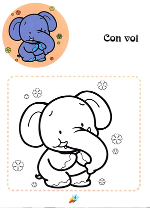 123 nào ta tô màu! vườn thú - Ảnh 6