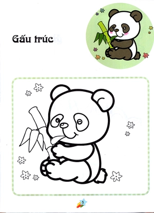 123 nào ta tô màu! vườn thú - Ảnh 7