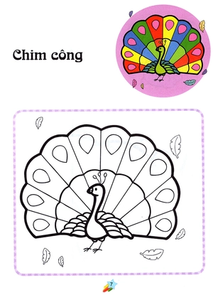 123 nào ta tô màu! vườn thú - Ảnh 9