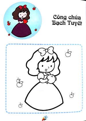 123 nào ta tô màu! vương quốc cổ tích - Ảnh 2