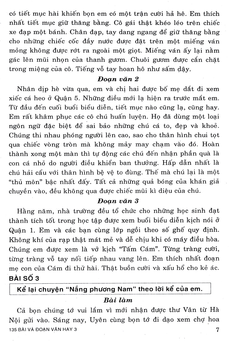 135 bài và đoạn văn hay 3 - Ảnh 14