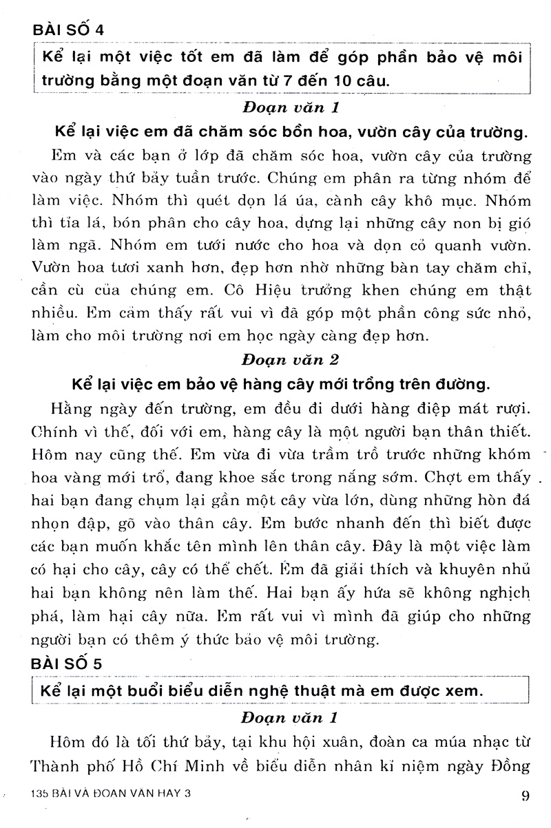 135 bài và đoạn văn hay 3 - Ảnh 16