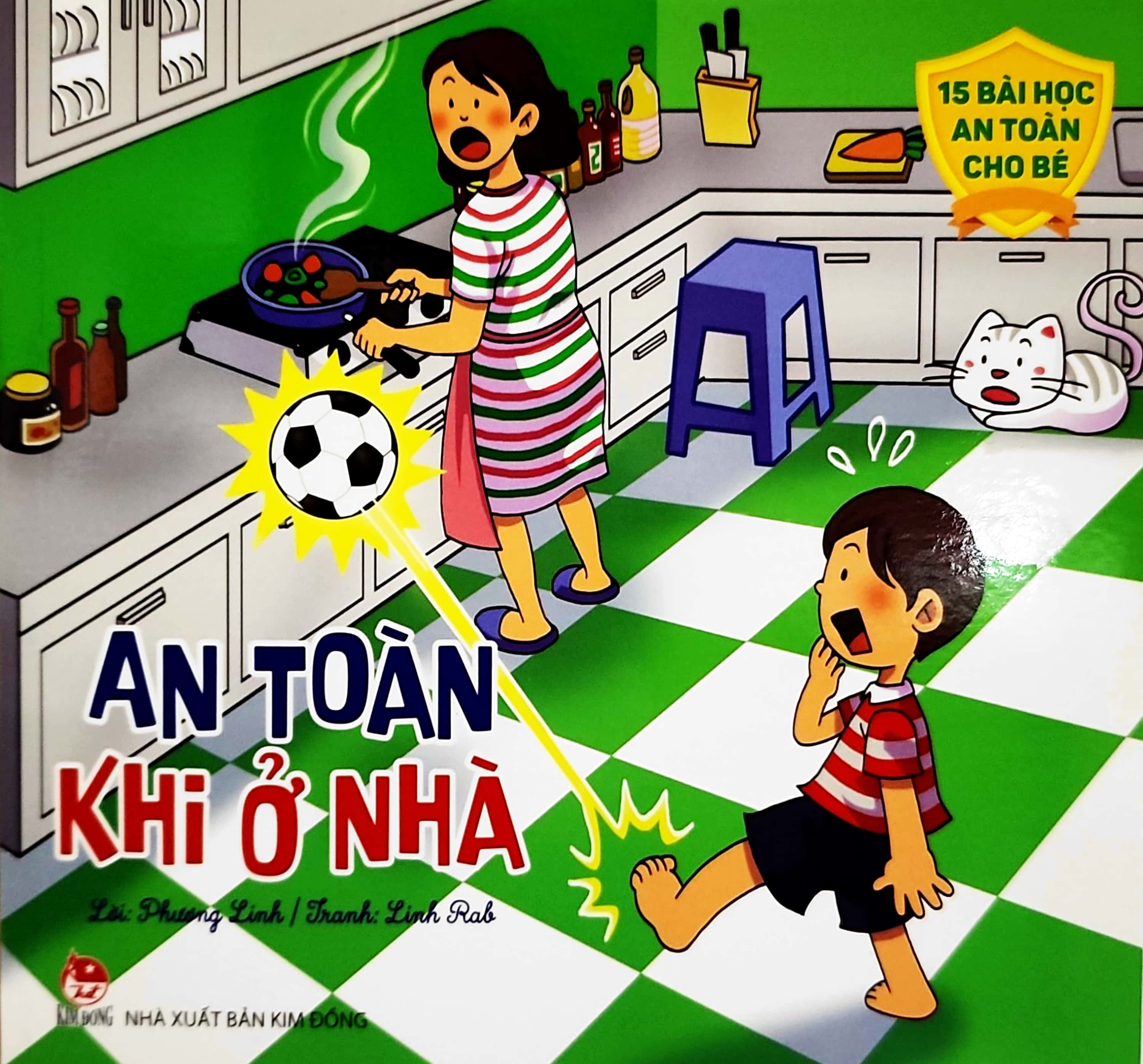 15 bài học an toàn cho bé - an toàn khi ở nhà (tái bản 2023) - Ảnh 2