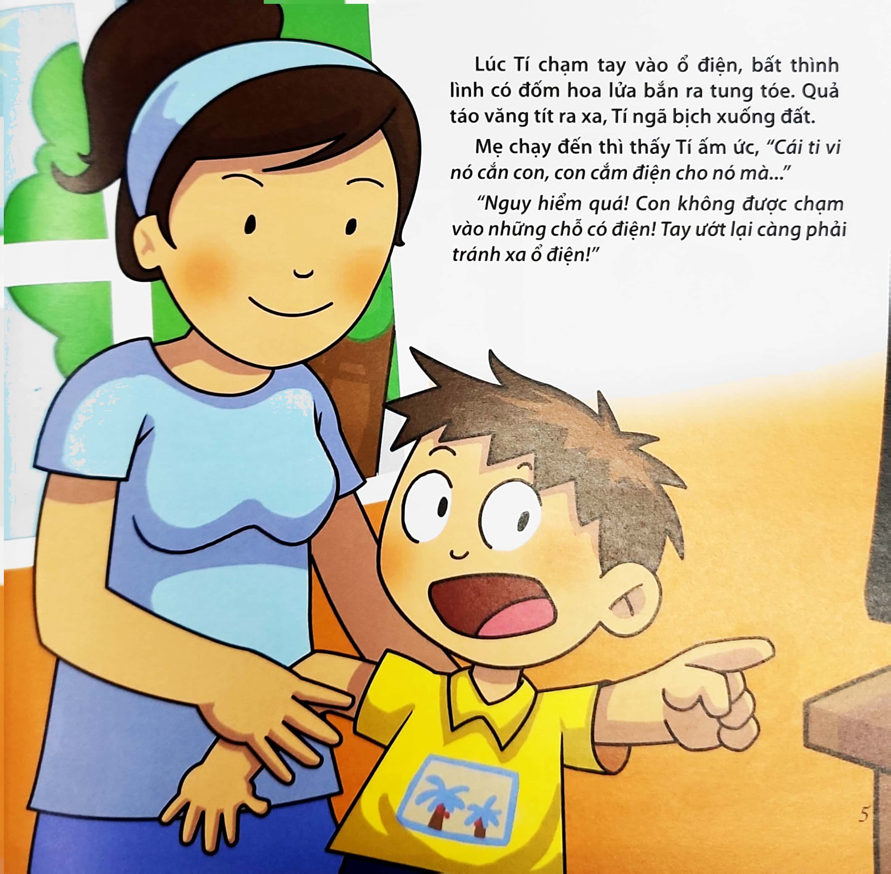 15 bài học an toàn cho bé - an toàn khi ở nhà (tái bản 2023) - Ảnh 6