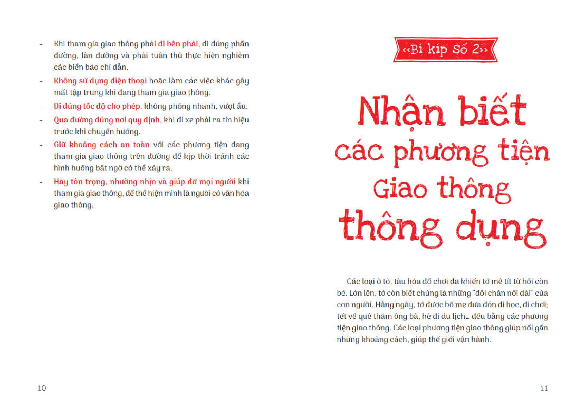 15 bí kíp giúp tớ an toàn - cẩm nang giao thông an toàn - Ảnh 6