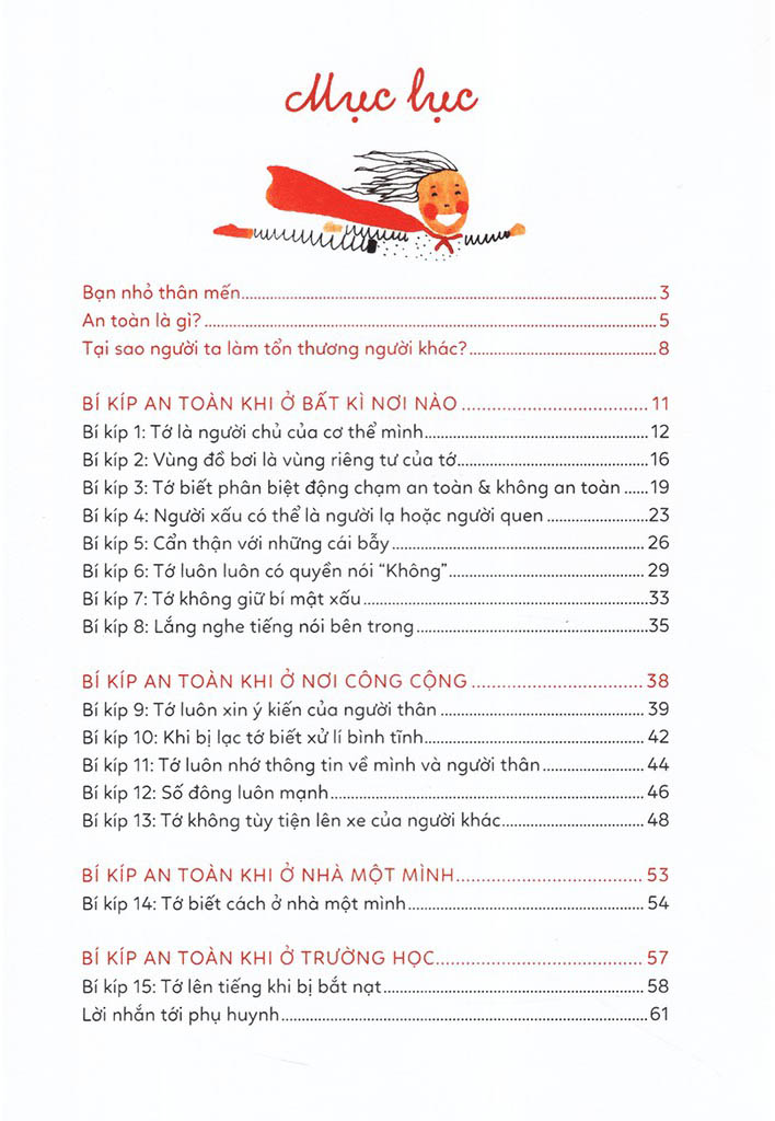 15 bí kíp giúp tớ an toàn - cẩm nang phòng tránh xâm hại trẻ em (tái bản 2023) - Ảnh 2