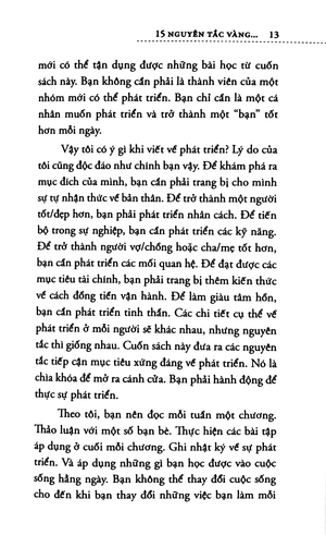 15 nguyên tắc vàng về phát triển bản thân (tái bản 2018) - Ảnh 10