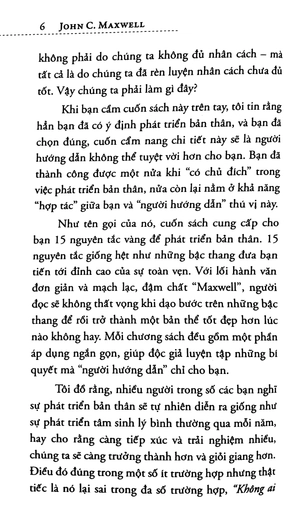 15 nguyên tắc vàng về phát triển bản thân (tái bản 2018) - Ảnh 5