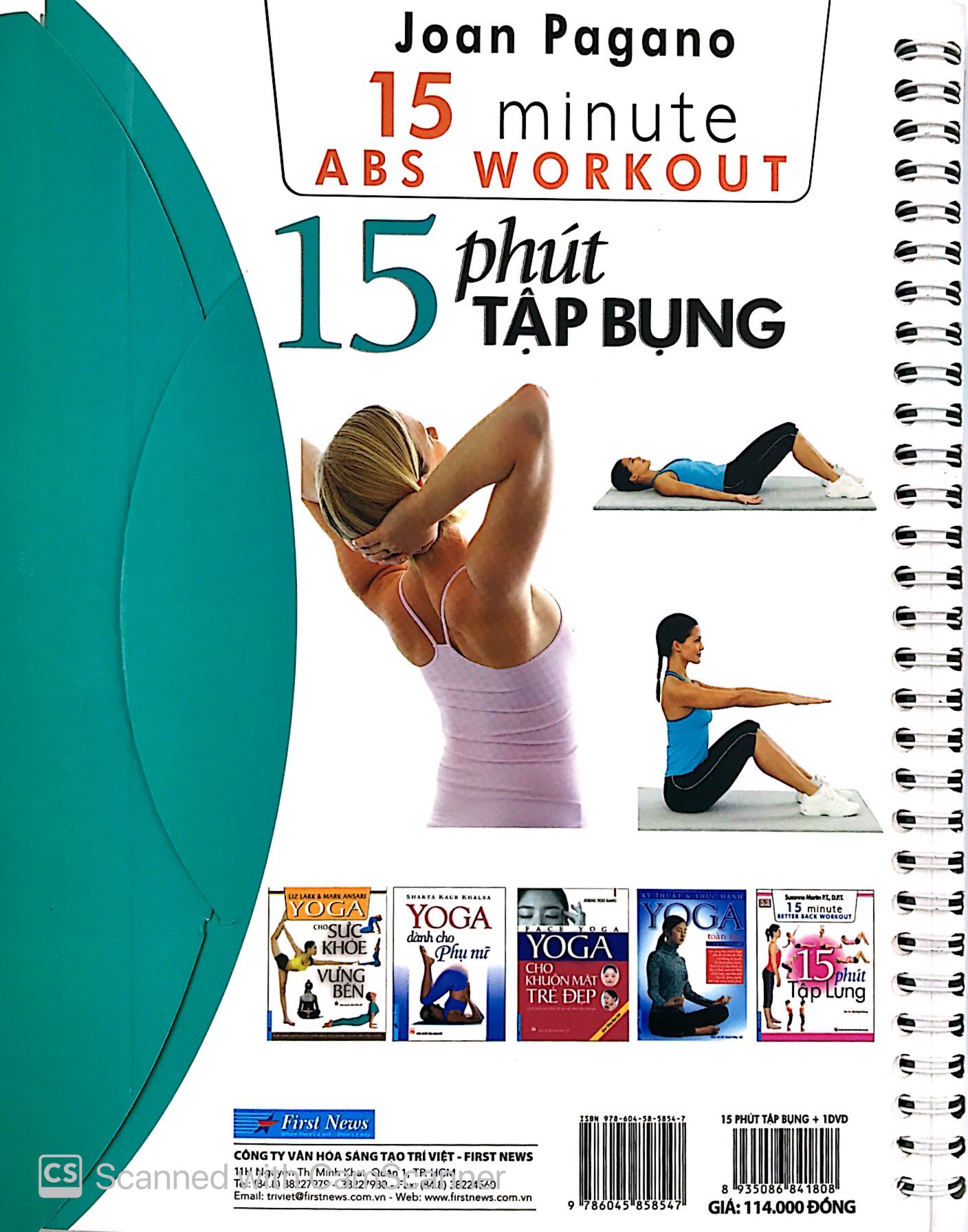 15 phút tập bụng (kèm 1 dvd) - Ảnh 10