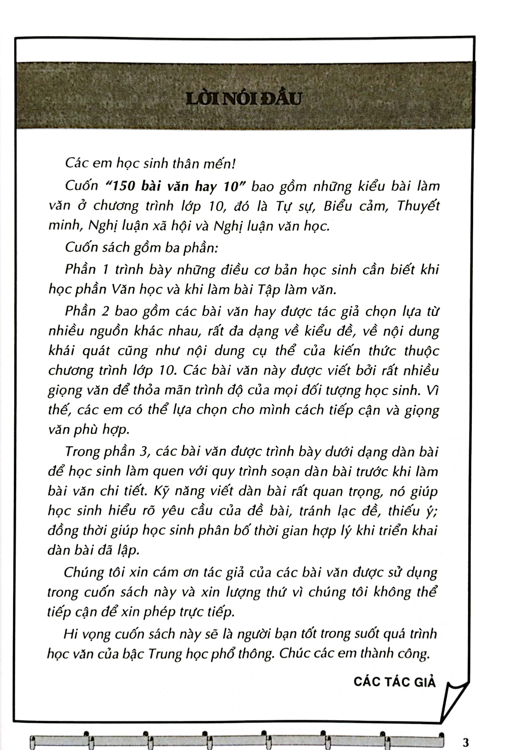 150 bài văn hay 10 (theo chương trình giáo dục phổ thông mới) (dùng chung cho các bộ sgk hiện hành) - Ảnh 4
