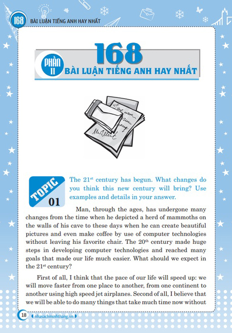 168 bài luận tiếng anh hay nhất (tái bản 2024) - Ảnh 3