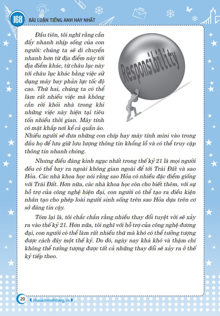 168 bài luận tiếng anh hay nhất (tái bản 2024) - Ảnh 5