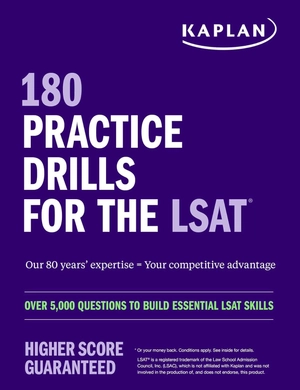 180 practice drills for the lsat: over 5000 questions to build essential lsat skills - Ảnh 2