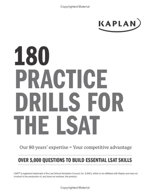 180 practice drills for the lsat: over 5000 questions to build essential lsat skills - Ảnh 3
