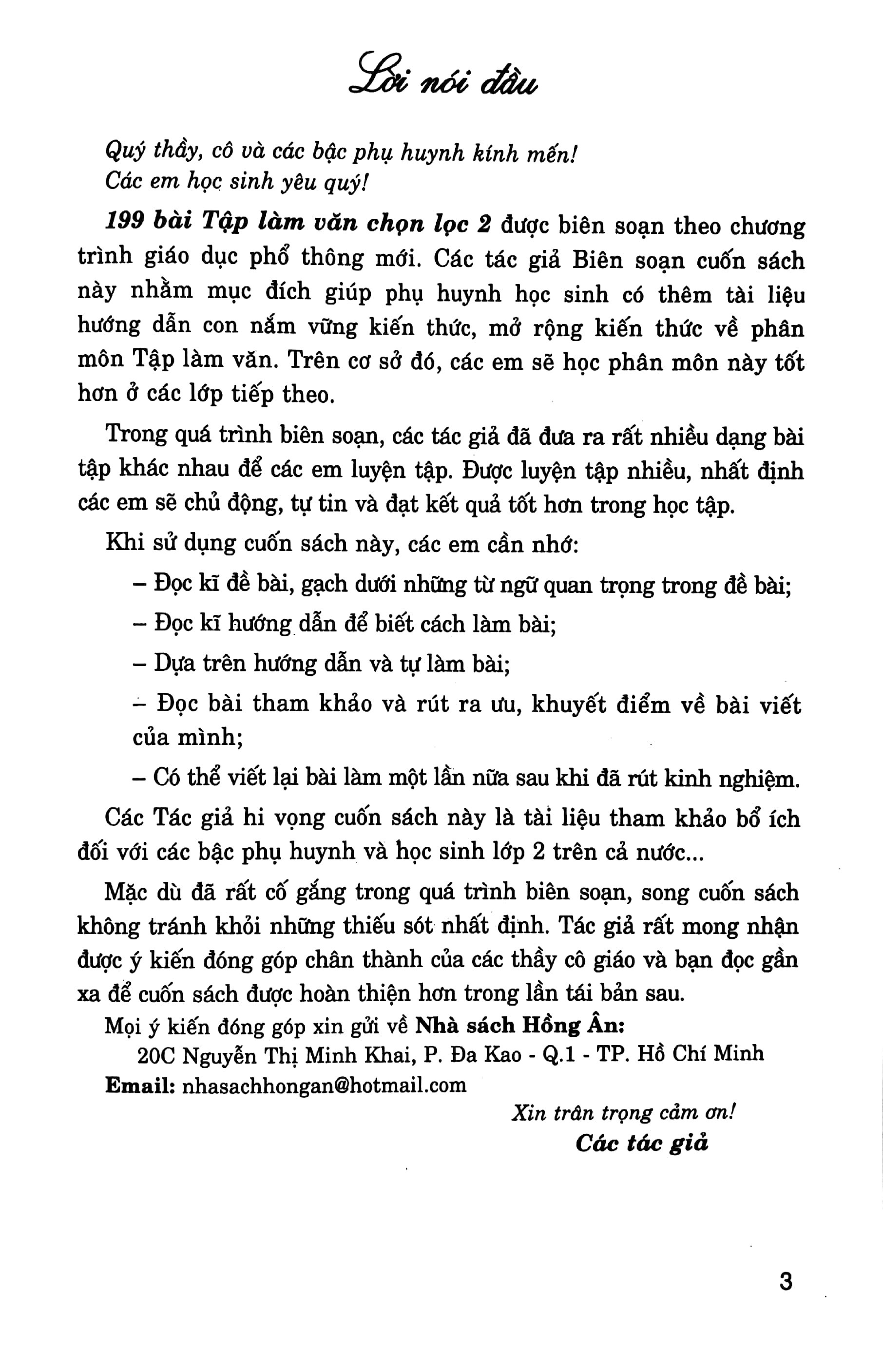 199 Bài Tập Làm Văn Chọn Lọc 2 - Ảnh 2