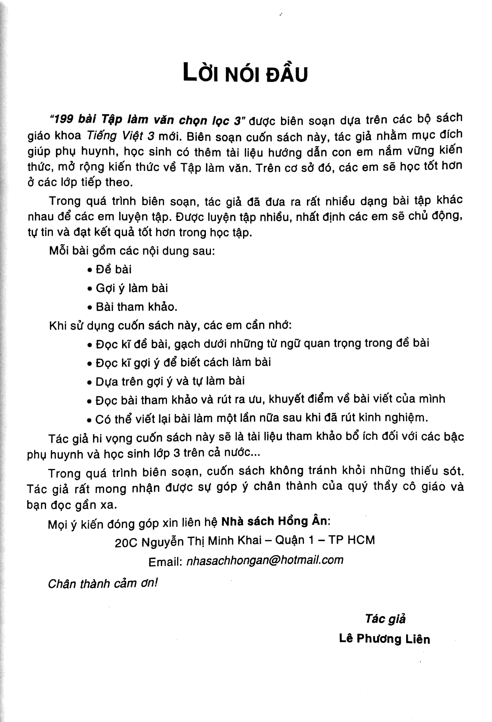 199 bài tập làm văn chọn lọc 3 (biên soạn theo chương trình giáo dục phổ thông mới) - Ảnh 4