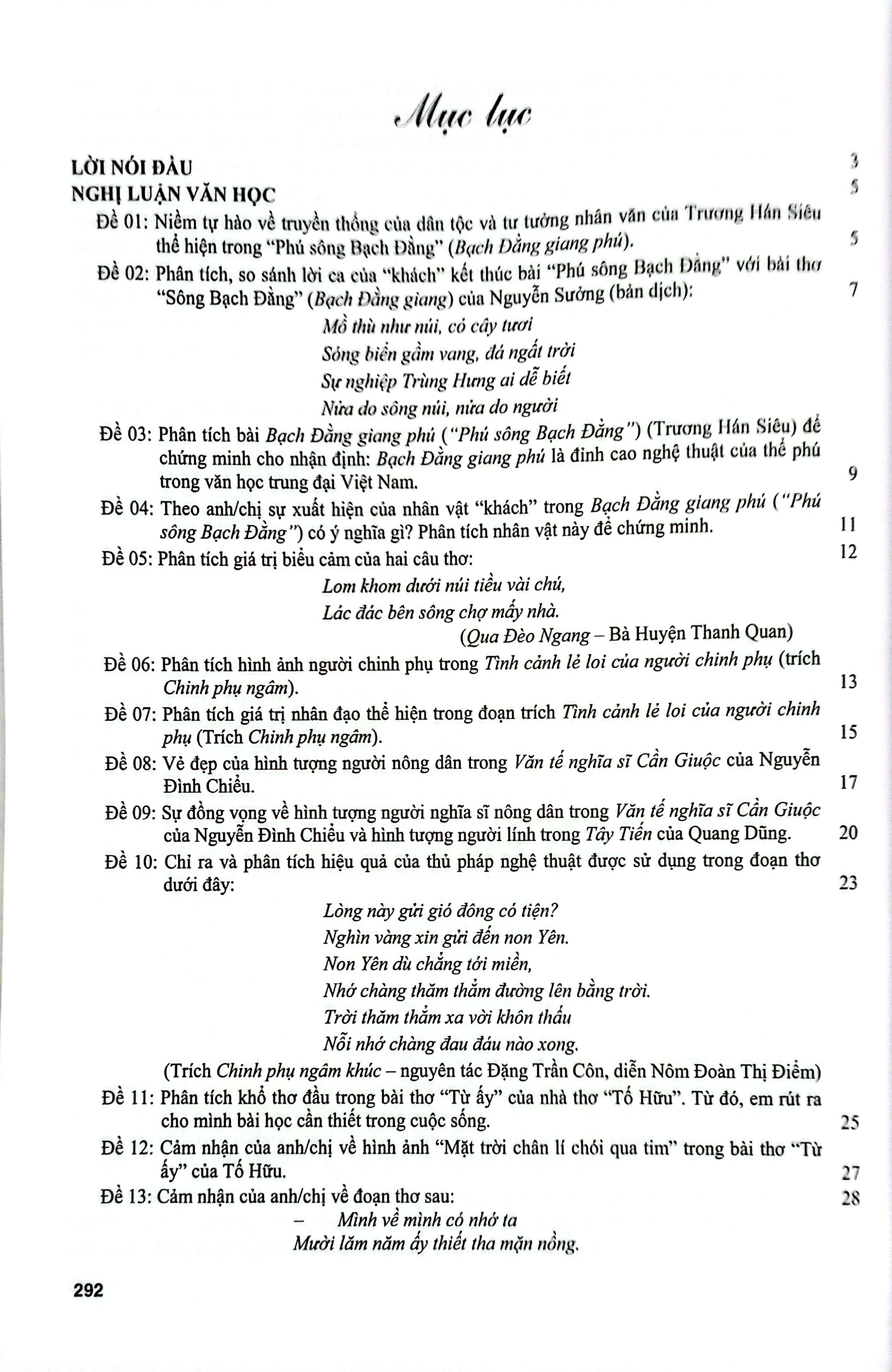 199 bài và đoạn văn hay lớp 12 - Ảnh 3