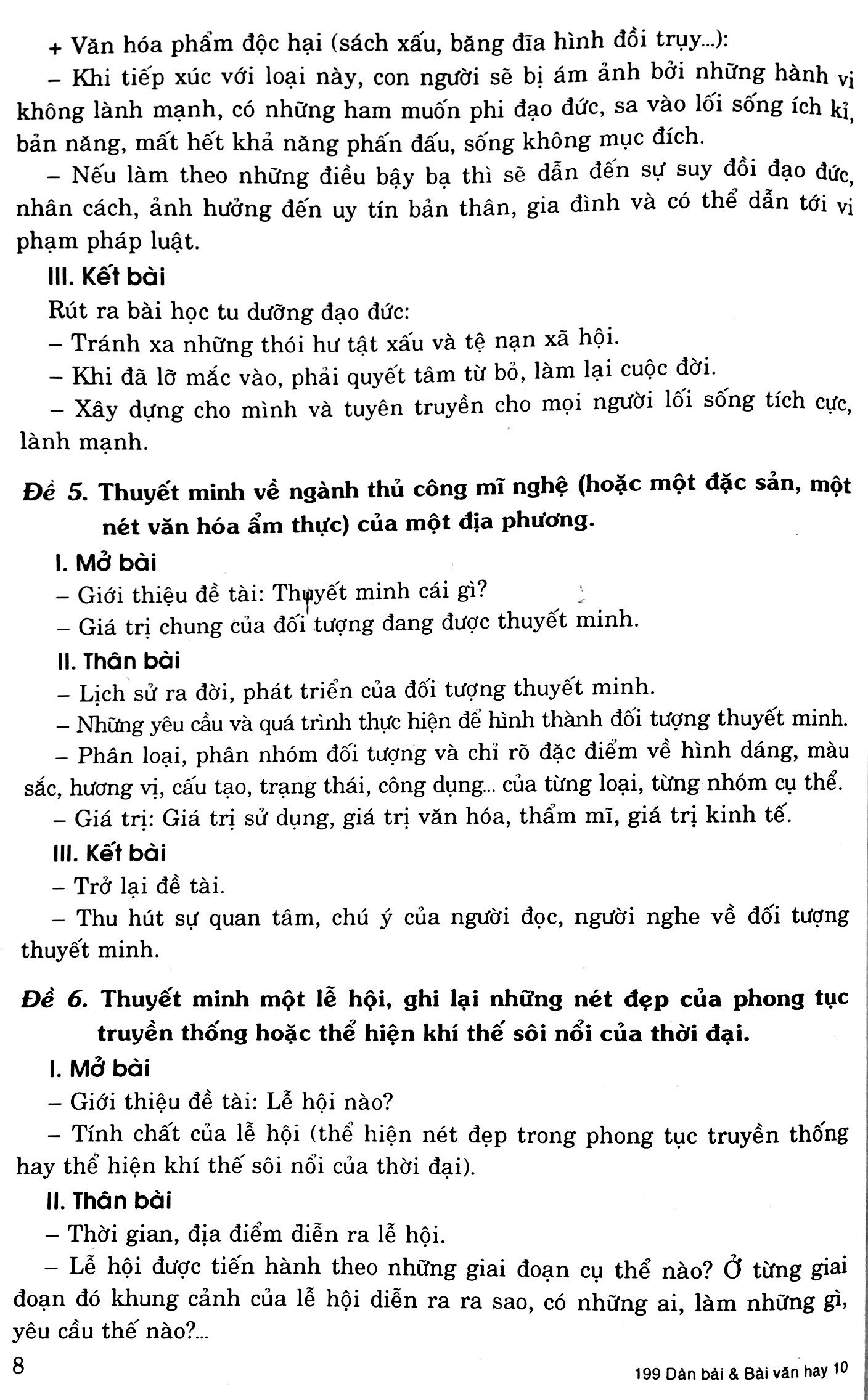 199 dàn bài và bài văn hay 10 - Ảnh 5