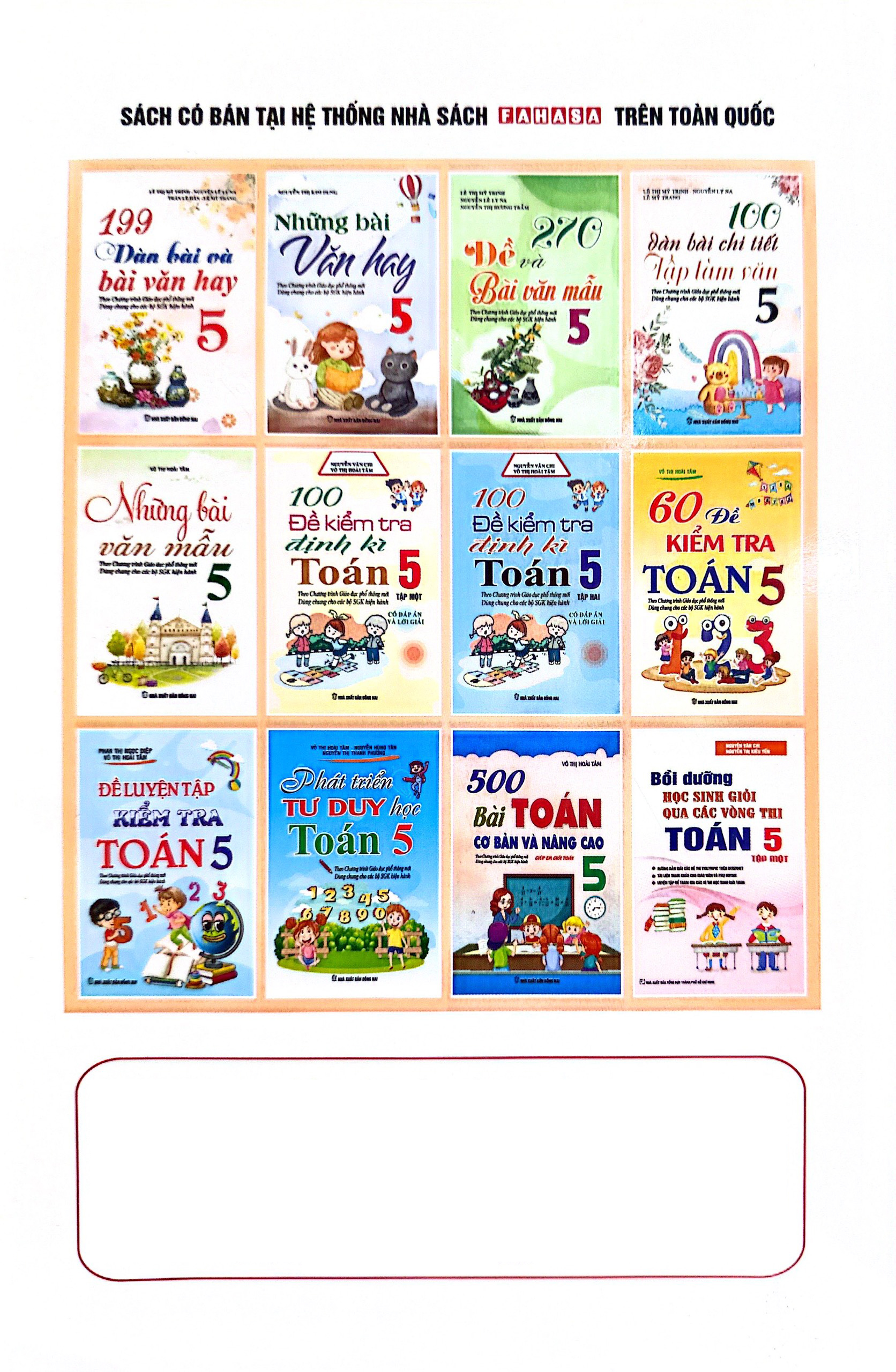 199 dàn bài và bài văn hay 5 (theo chương trình gdpt mới) - Ảnh 8