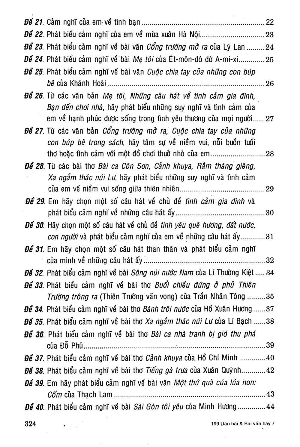 199 dàn bài và bài văn hay 7 - Ảnh 4