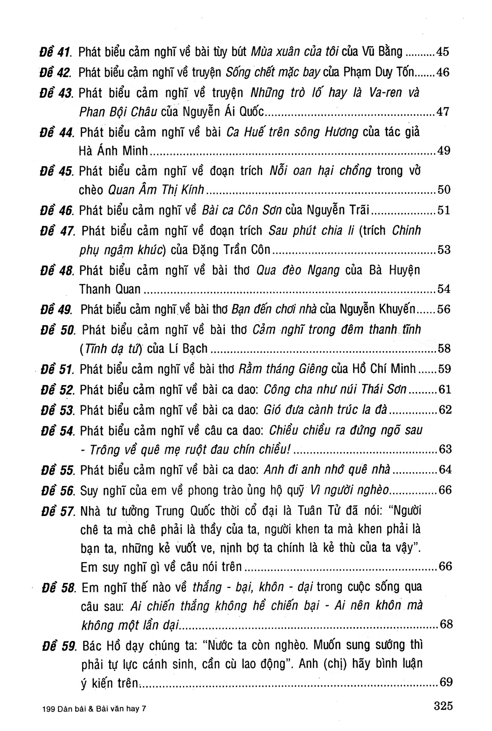 199 dàn bài và bài văn hay 7 - Ảnh 5