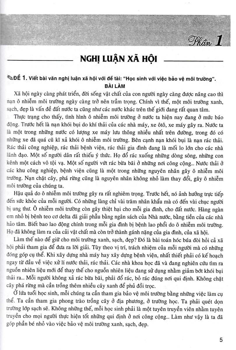 199 đề và bài văn hay 8 (dùng chung cho các bộ sgk hiện hành) - Ảnh 7