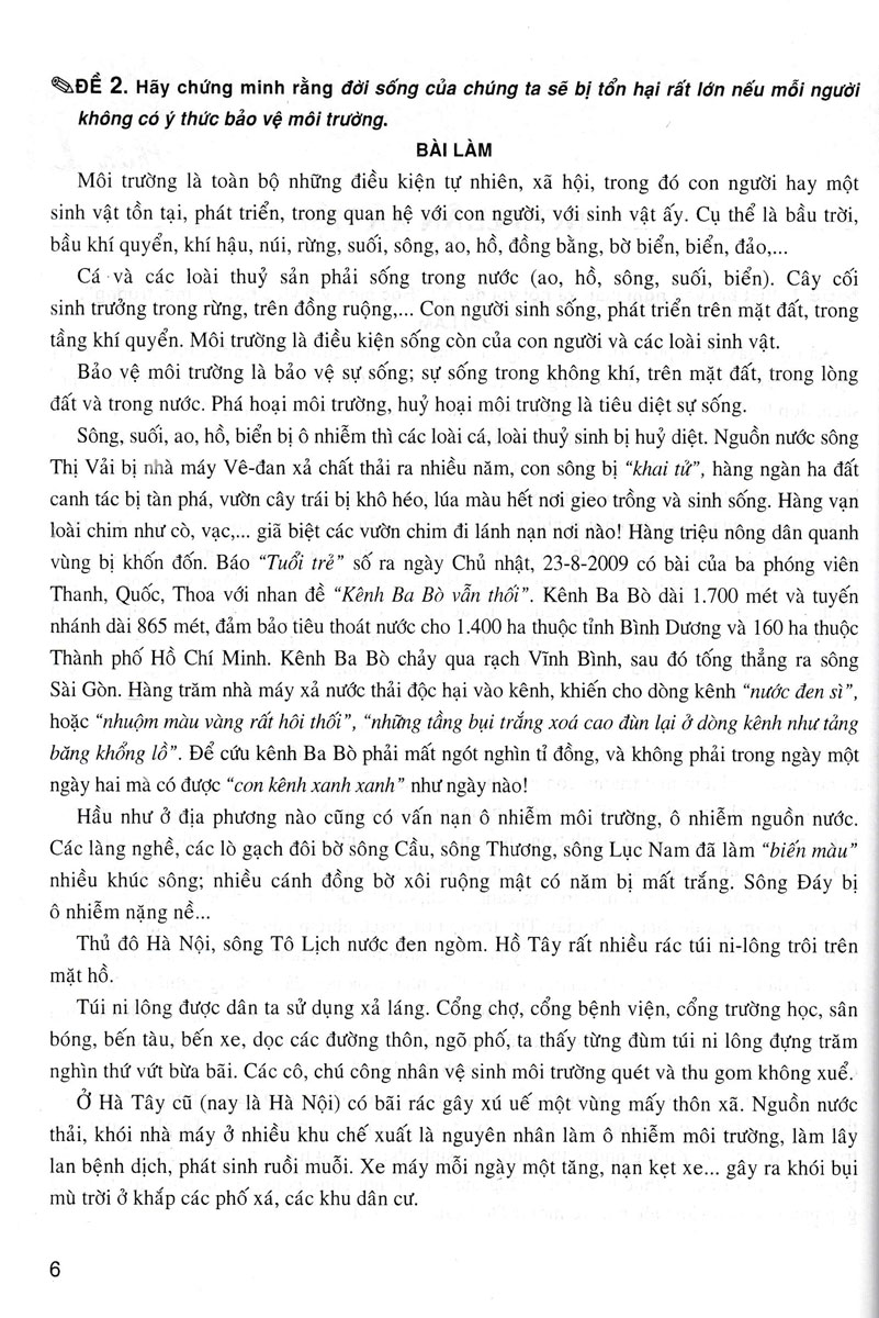 199 đề và bài văn hay 8 (dùng chung cho các bộ sgk hiện hành) - Ảnh 9
