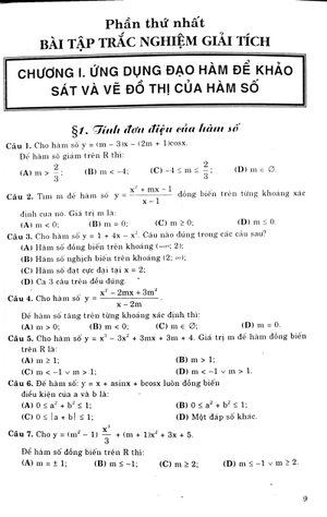 1990 bài tập trắc nghiệm toán lớp 12 - Ảnh 2