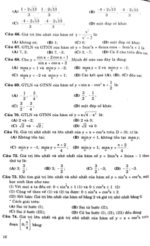 1990 bài tập trắc nghiệm toán lớp 12 - Ảnh 9