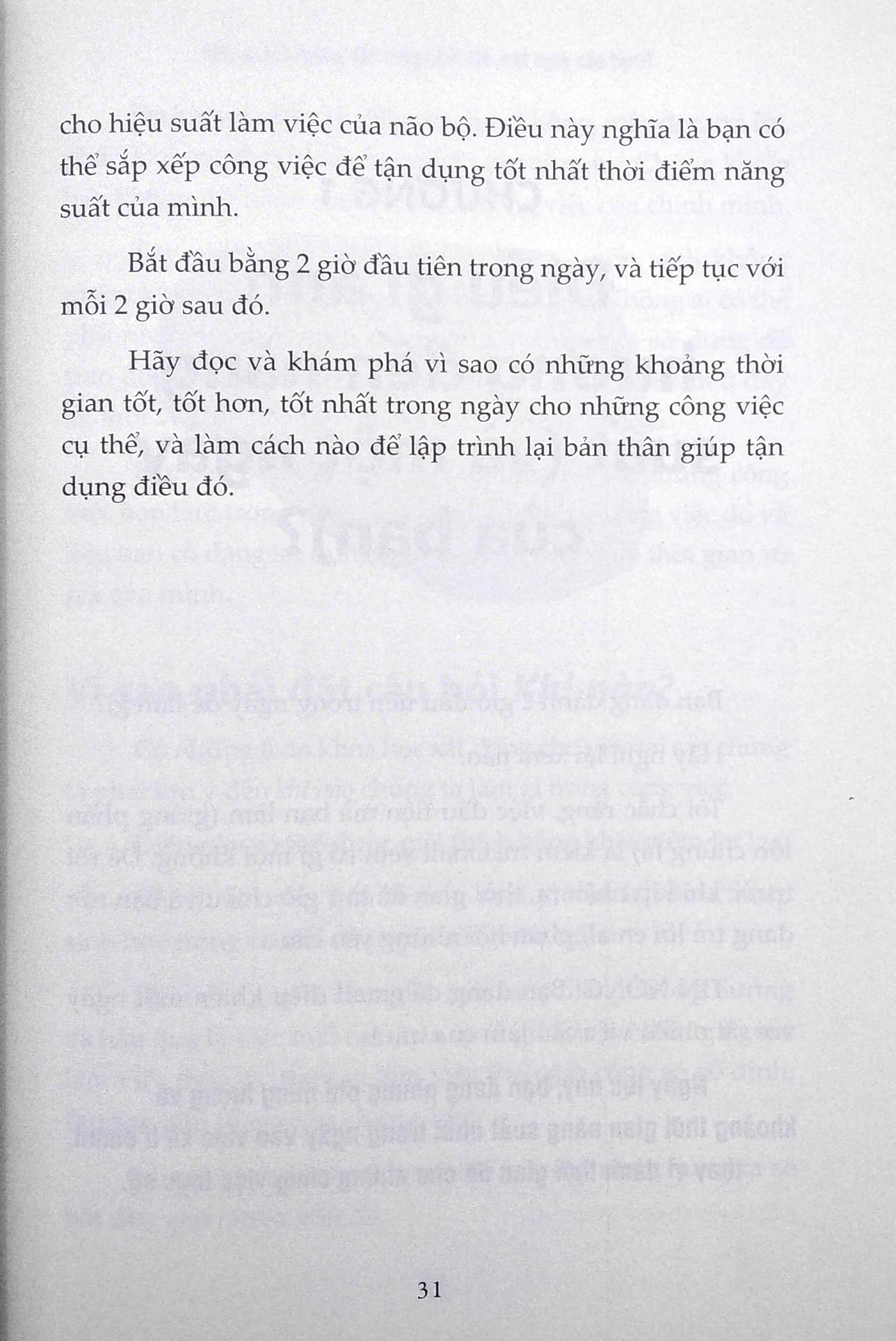 2 giờ đầu tiên - tối đa hóa quỹ thời gian vô giá của bạn - the first 2 hours - Ảnh 6