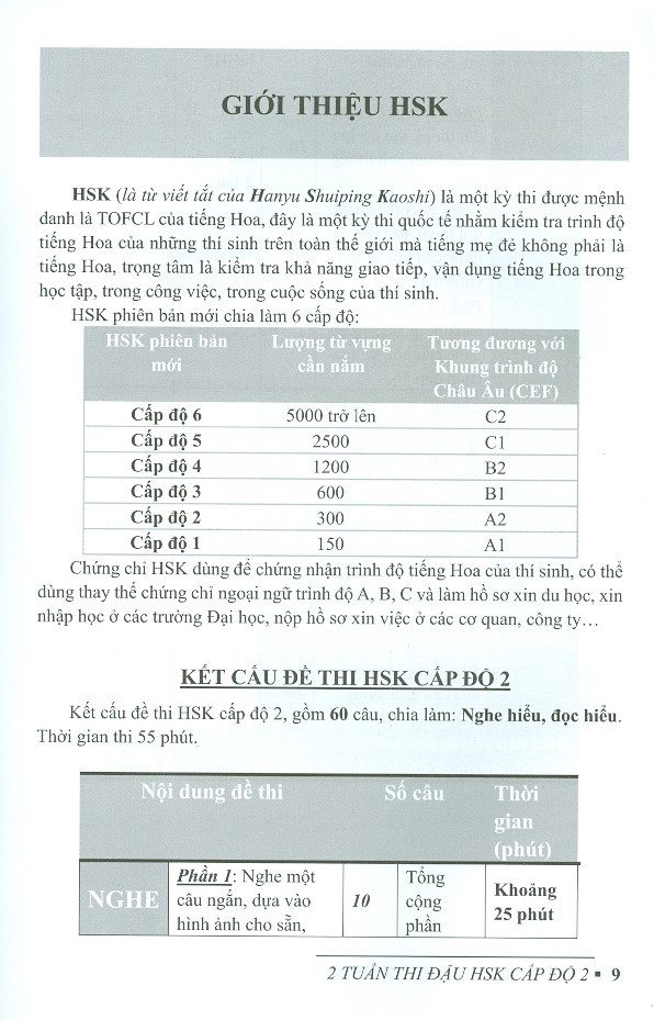 2 tuần thi đậu hsk cấp độ 2 (bản mới) - Ảnh 6