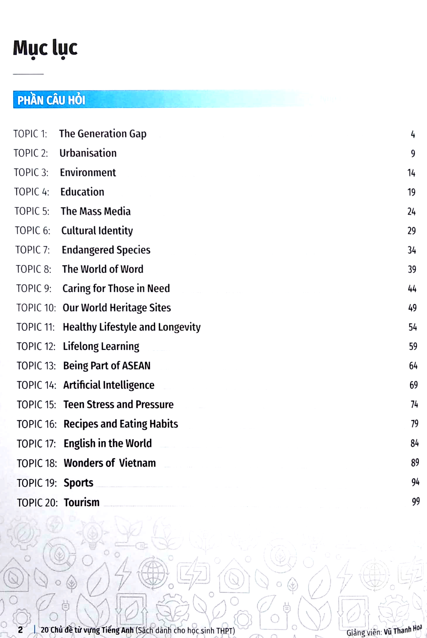 20 chủ đề từ vựng tiếng anh - sách dành cho học sinh thpt - Ảnh 4