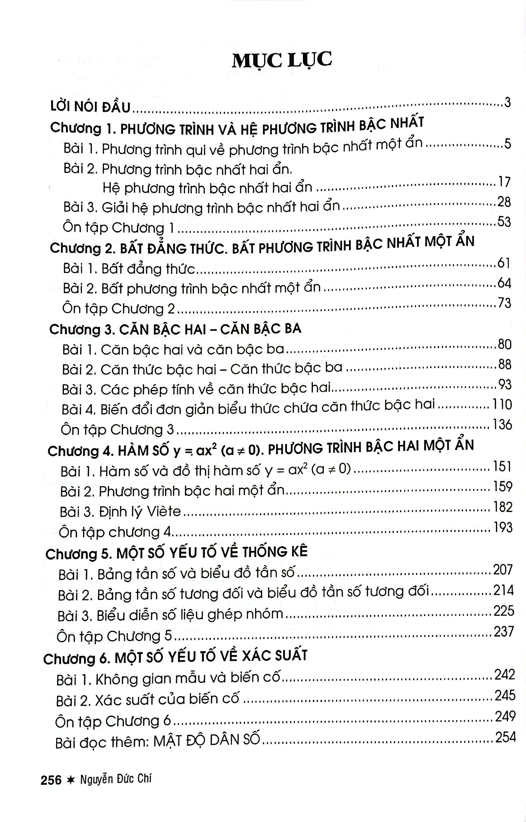 200 Bài Toán Đại Số 9 (Biên Soạn Theo Chương Trình Giáo Dục Phổ Thông Mới) - Ảnh 3