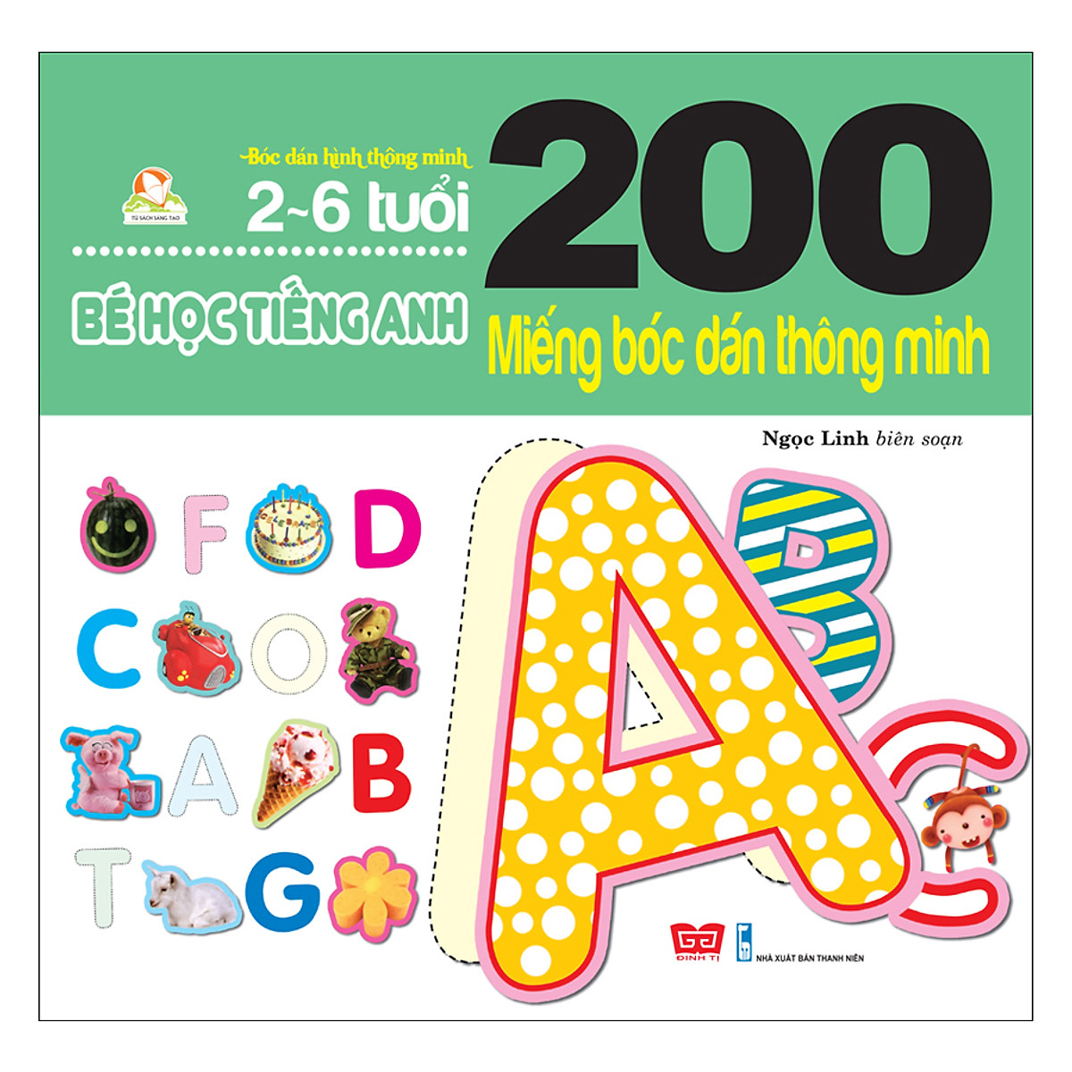 200 miếng bóc dán thông minh - bé học tiếng anh - Ảnh 4