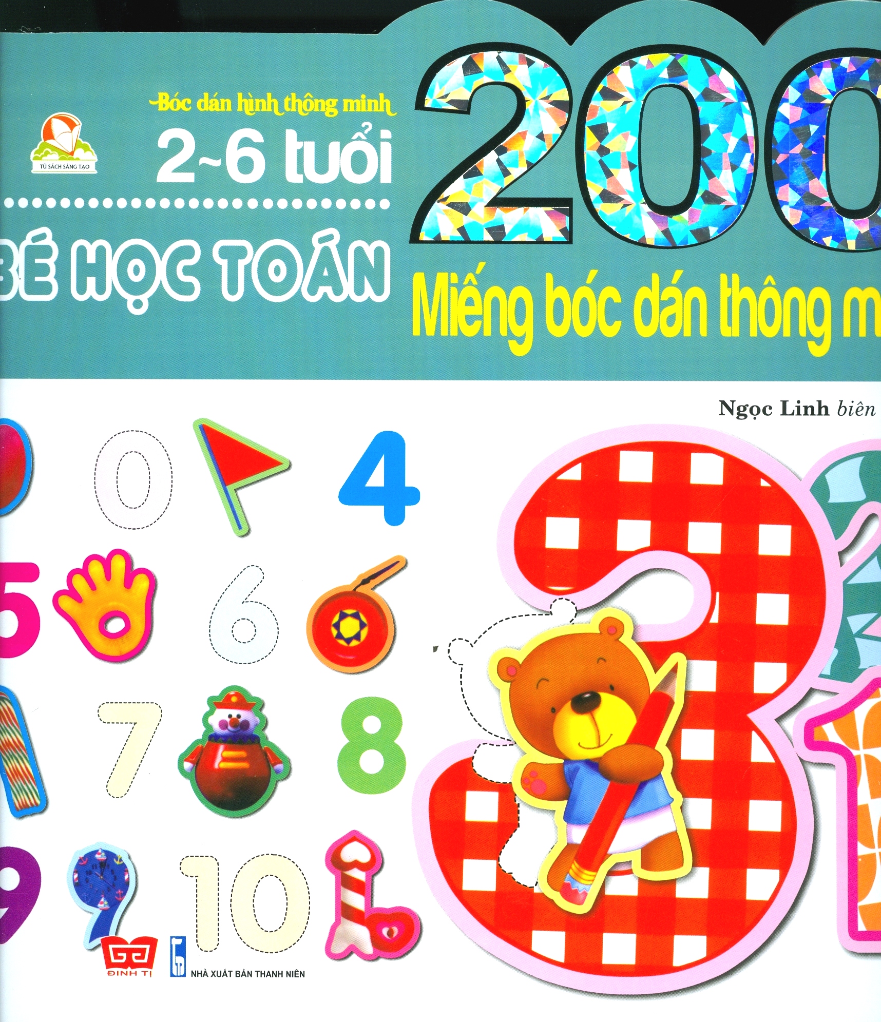 200 miếng bóc dán thông minh - bé học toán - Ảnh 2