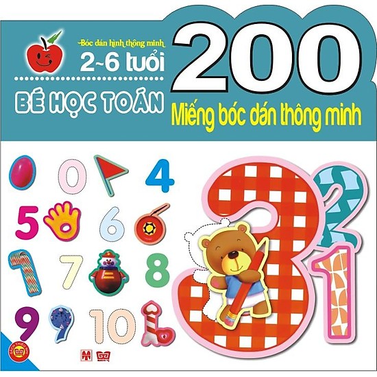 200 miếng bóc dán thông minh - bé làm quen với toán (2-6 tuổi) - Ảnh 3