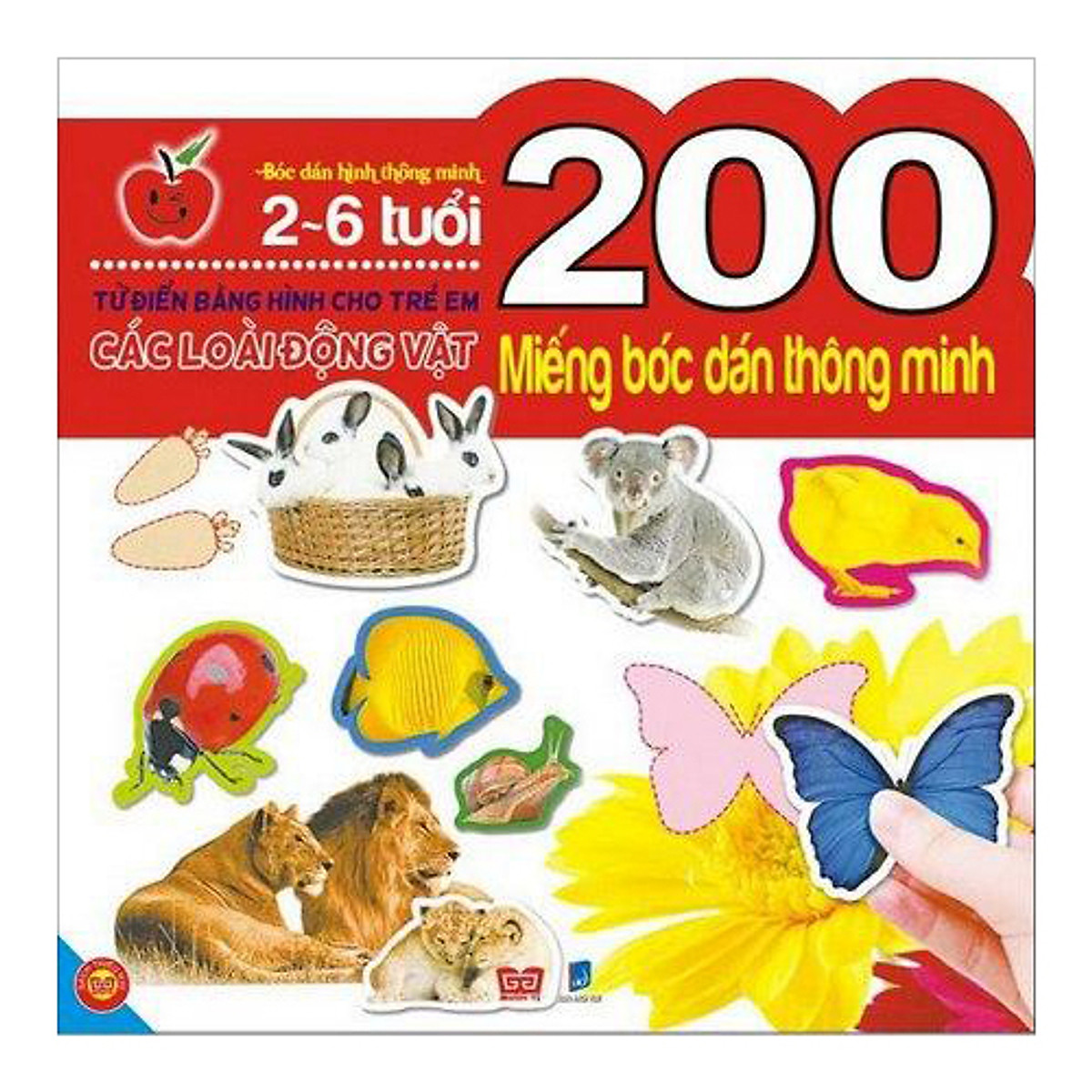 200 miếng bóc dán thông minh - các loài động vật (tái bản 2018) - Ảnh 3