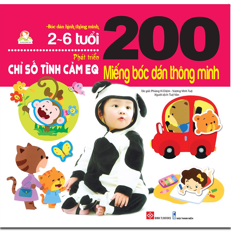200 miếng bóc dán thông minh - phát triển chỉ số tình cảm eq (2-6 tuổi) - tái bản 2018 - Ảnh 2