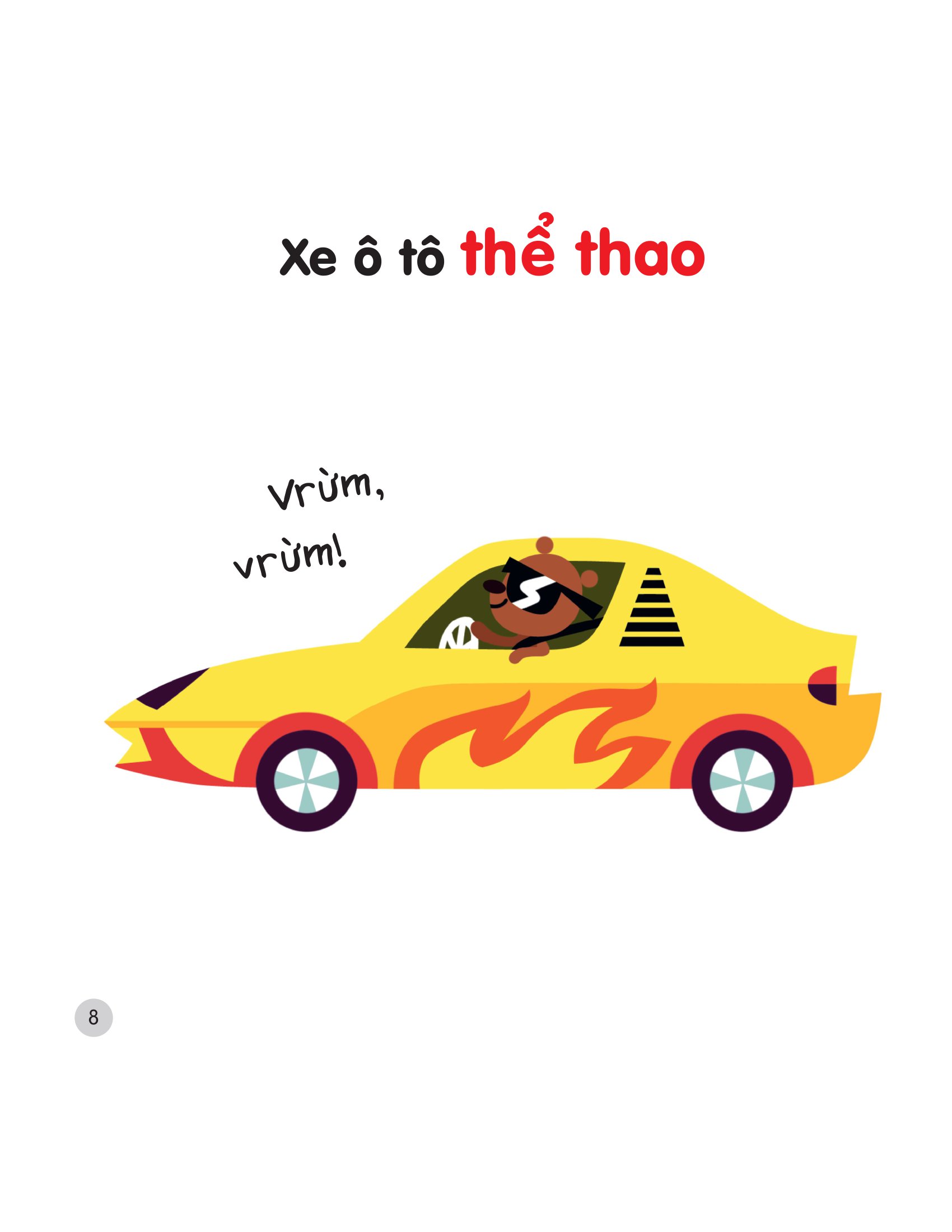 200 từ vựng mẹ cùng con học nói - các phương tiện giao thông ngộ nghĩnh - Ảnh 8