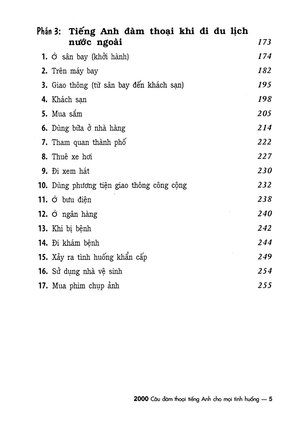 2000 câu đàm thoại tiếng anh cho mọi tình huống (kèm cd) - Ảnh 6