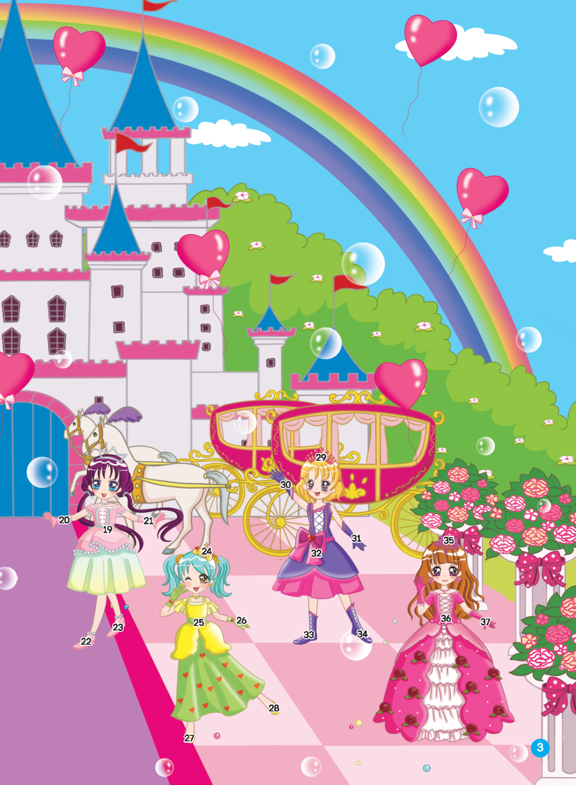 2000 hình dán trang phục công chúa - công chúa trí tuệ (tái bản 2022) - Ảnh 4