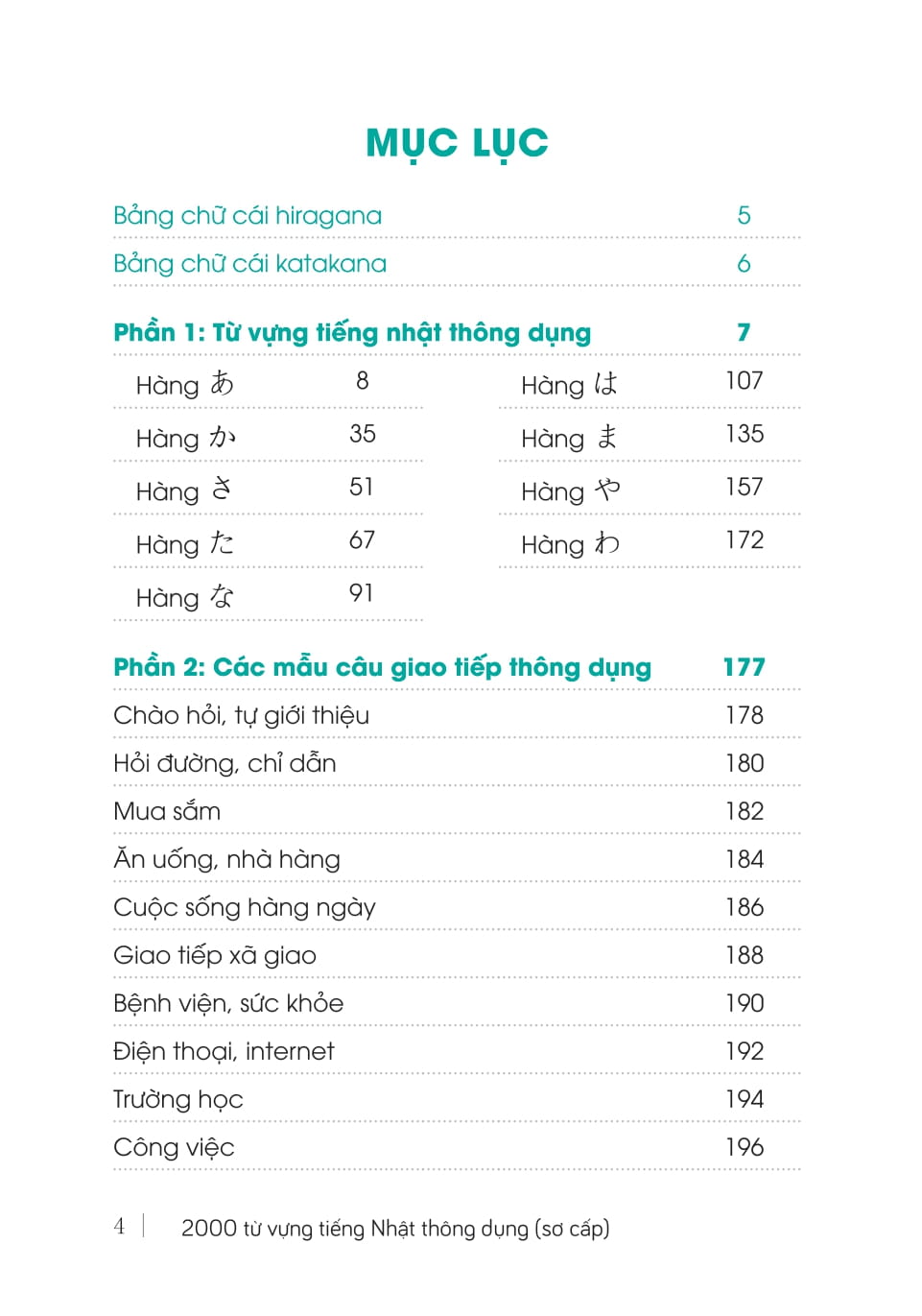 2000 Từ Vựng Tiếng Nhật Thông Dụng - Sơ Cấp - Ảnh 3