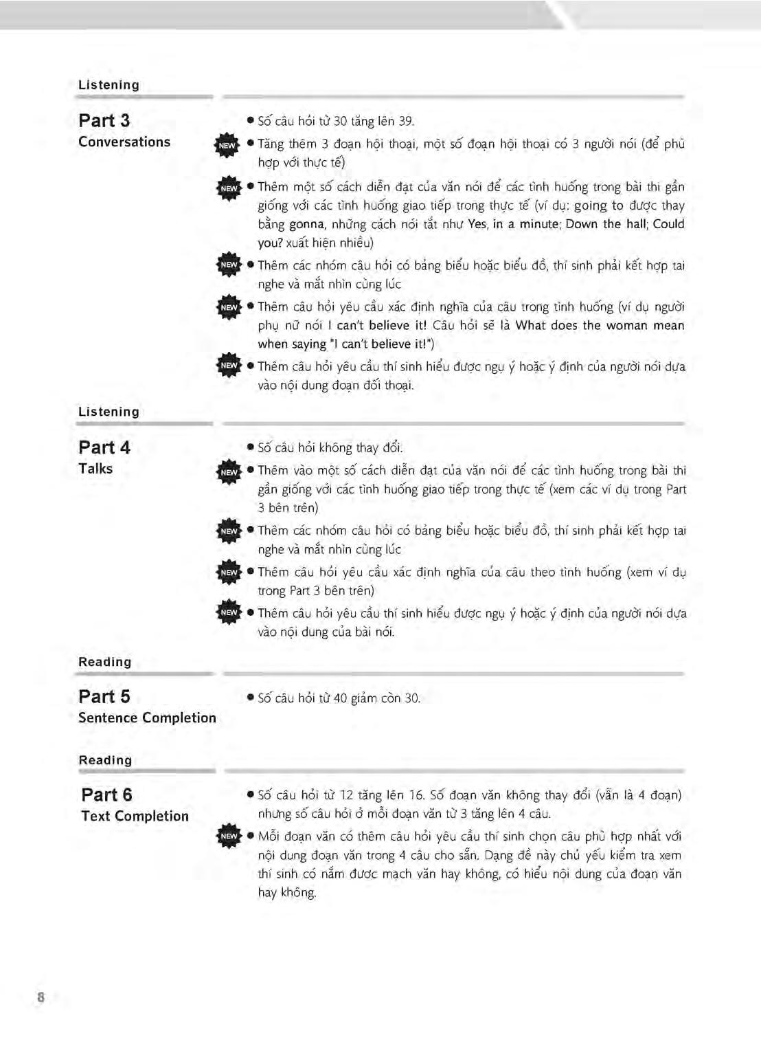 2019 toeic - 5 full simulation tests (bao gồm sách, scripts & answer key và đĩa mp3) - Ảnh 6