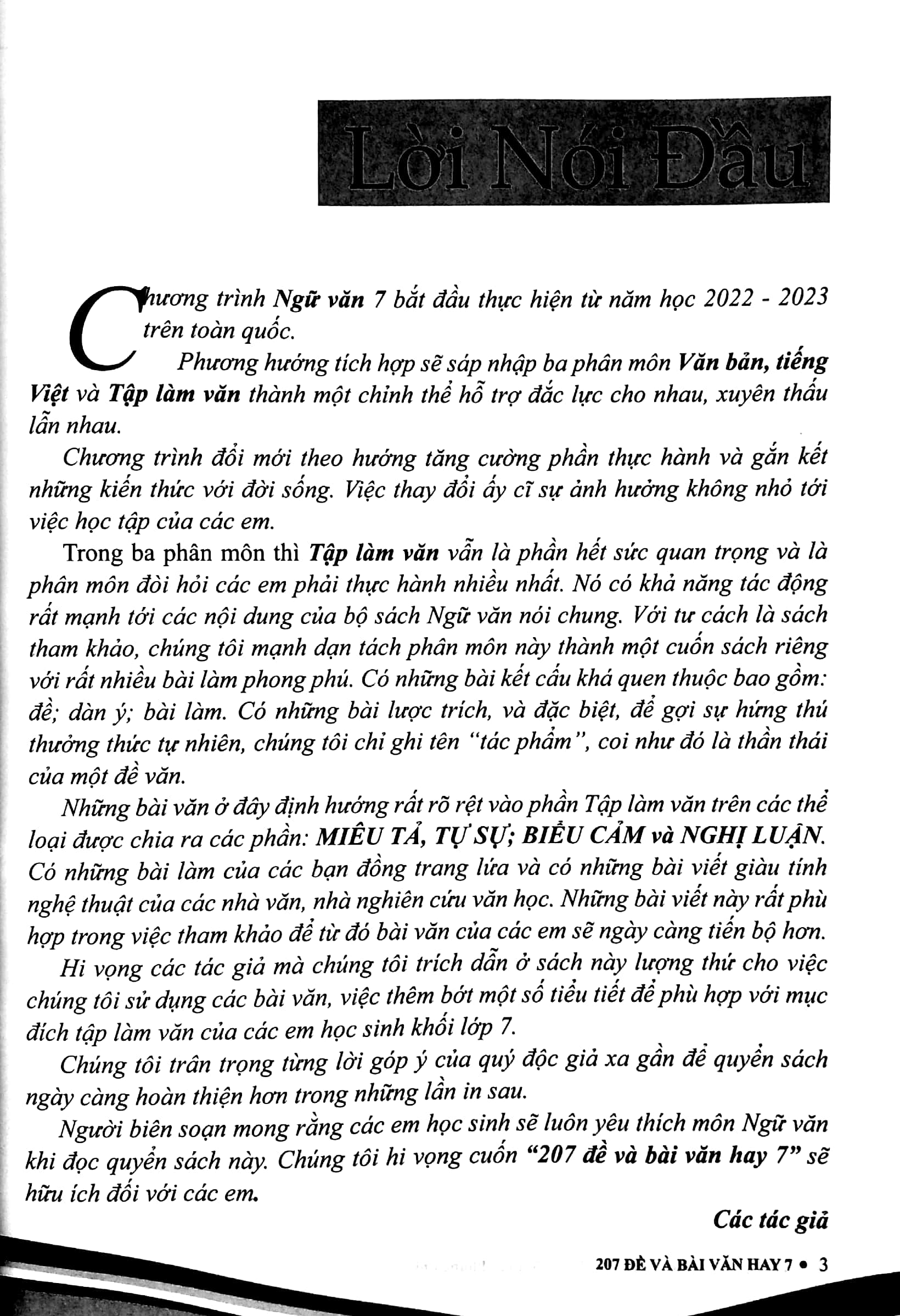 207 để và bài văn hay 7 (theo chương trình gdpt mới - dùng chung cho 3 bộ sách) - Ảnh 5