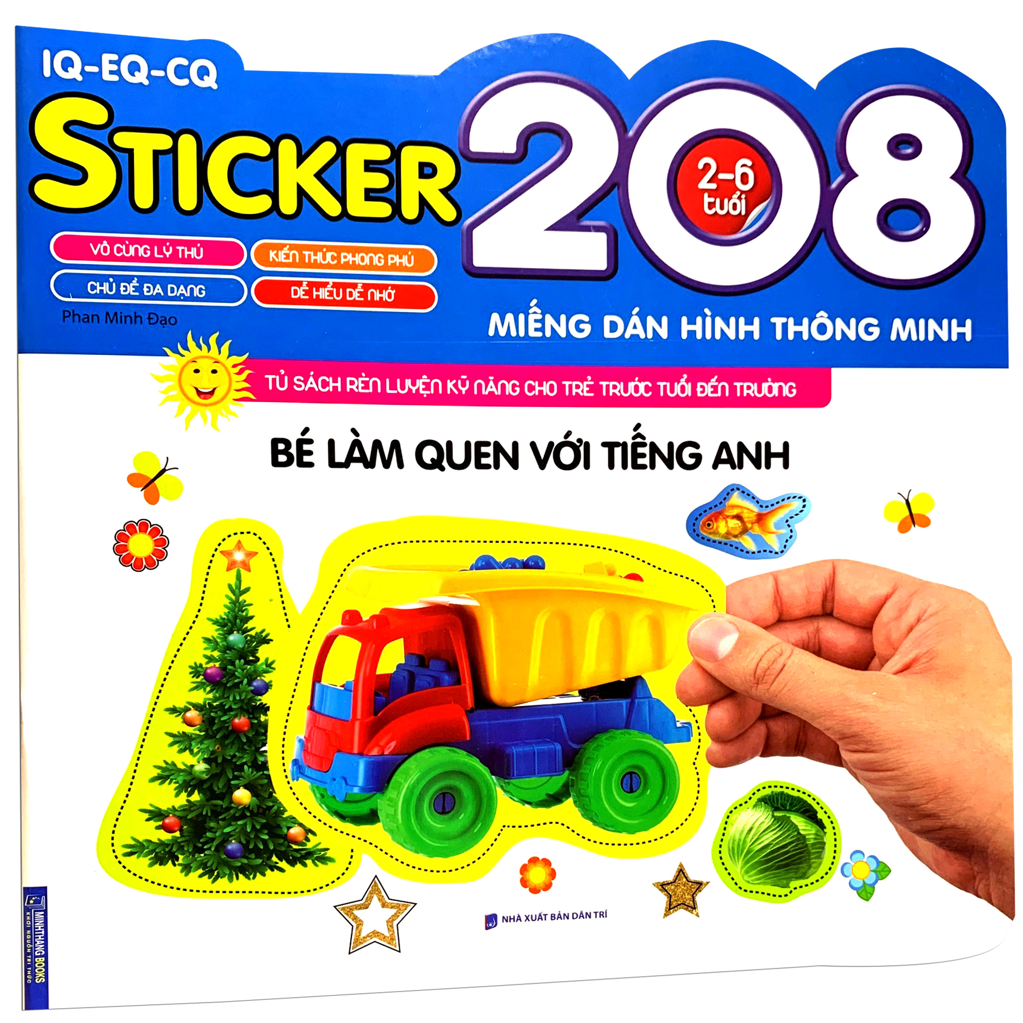 208 miếng dán hình thông minh - iq-eq-cq: bé làm quen với tiếng anh - Ảnh 2