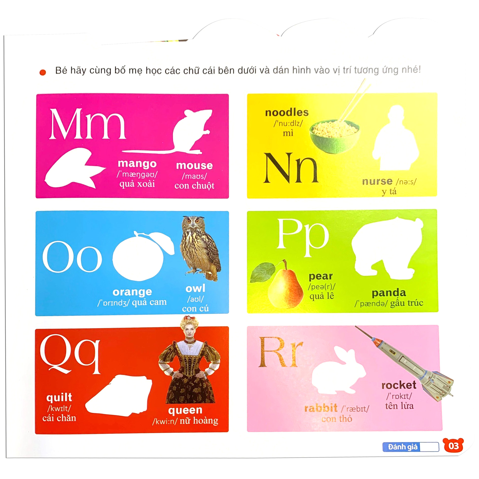 208 miếng dán hình thông minh - iq-eq-cq: bé làm quen với tiếng anh - Ảnh 6