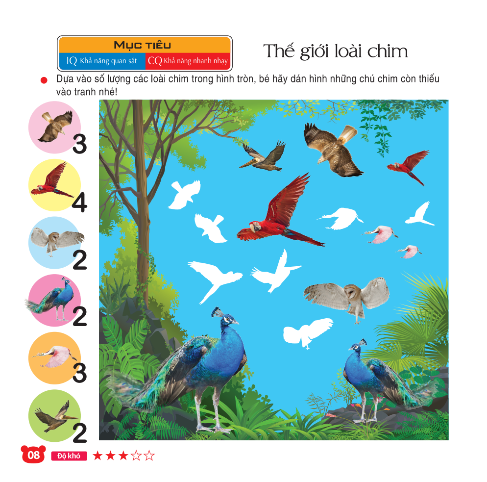 208 miếng dán hình thông minh - iq-eq-cq: chơi cùng các con số - Ảnh 10