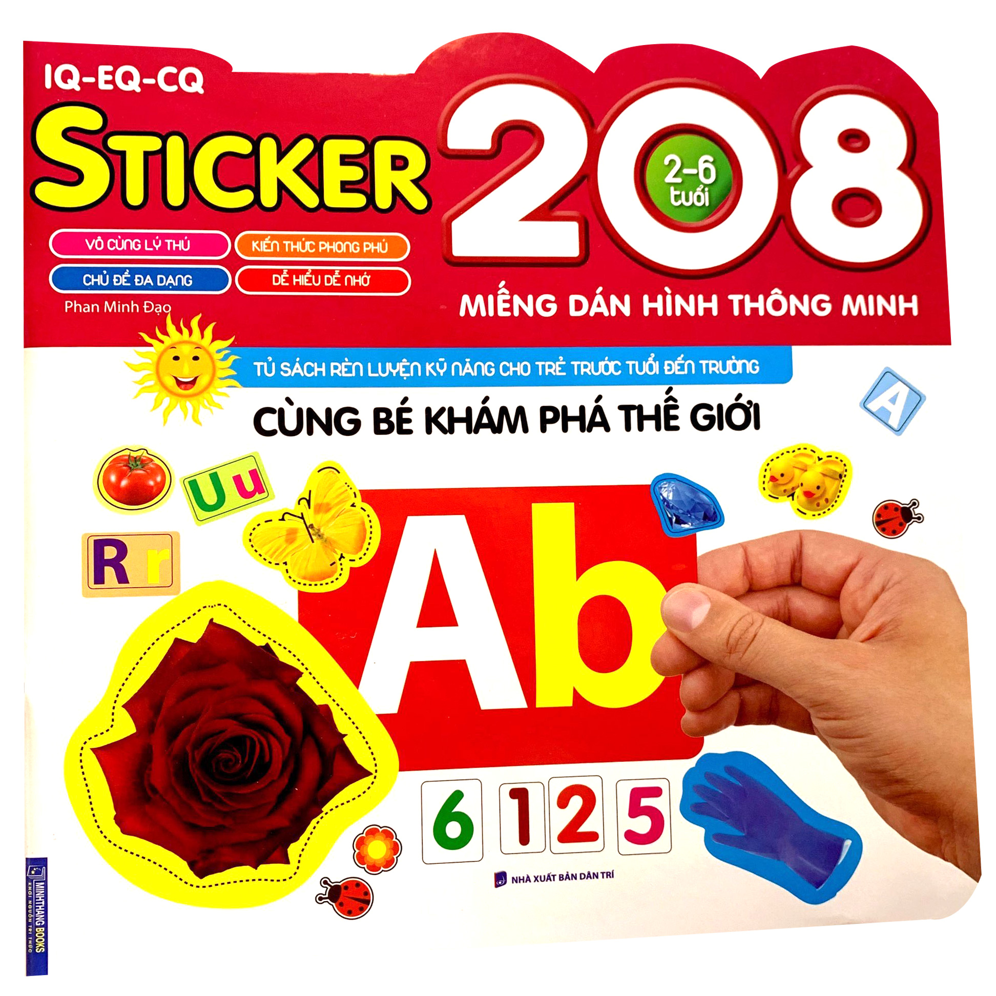 208 miếng dán hình thông minh - iq-eq-cq: cùng bé khám phá thế giới - Ảnh 2